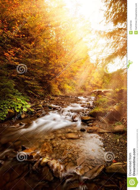 Autumn River Stock Photo Image Of Scenery Natural Fall 27538156