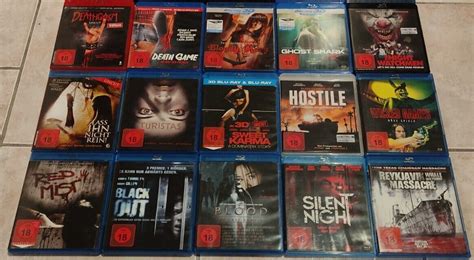 Blu Ray Sammlung 30 Top Filme Alle Fsk18 Horror Grusel Action Auch 3d Ebay