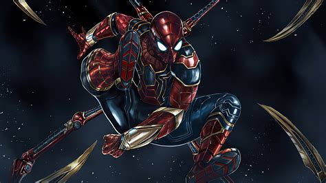 Iron Spiderman 4k Wallpaperhd Superheroes Wallpapers4k Wallpapers