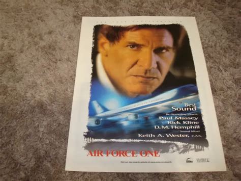 Air Force One 1997 Oscar Ad Harrison Ford Gary Oldman Glenn Close