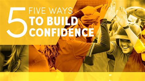 Five ways to build confidence | The Art of Coaching Softball | Confidence building, Confidence 