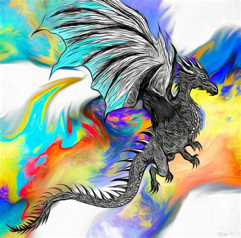 Doragon bōru) is a japanese manga series written and illustrated by akira toriyama.originally serialized in shueisha's shōnen manga magazine weekly shōnen jump from 1984 to 1995, the 519 individual chapters were printed in 42 tankōbon volumes. Dragon Visions In Color Drawing by Abstract Angel Artist ...