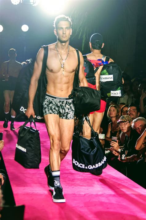 The Bare Accessories Dolce Gabbanas Secret Naked Hot Guy Show Vogue