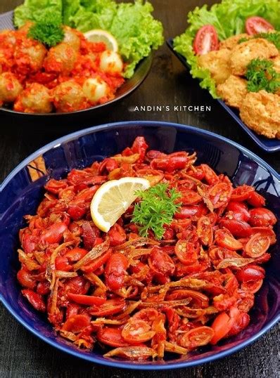 Resep tumis pare campur tempe dan ikan teri bahan: Tumis Kulit Melinjo Teri Pedas