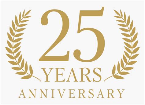 Transparent 25th Anniversary Logo Png Png Download Kindpng