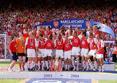 Stuart Macfarlane The Arsenal Invincibles The Arsenal Squad Celebrate