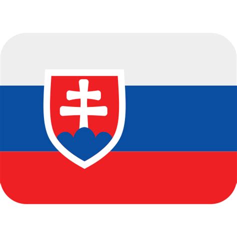 The slovakia flag is a horizontal tricolour with an emblem on the left. Flagge Slowakei Bild