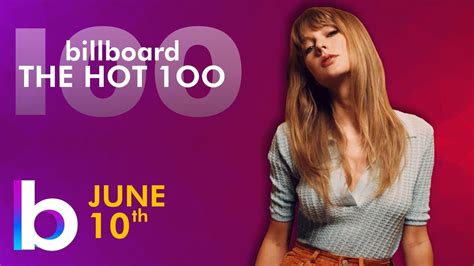 Billboard Hot 100 Top Singles This Week June 10th 2023 Youtube