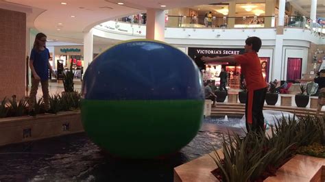 Playing With A Giant Beach Ball In The Mall Youtube