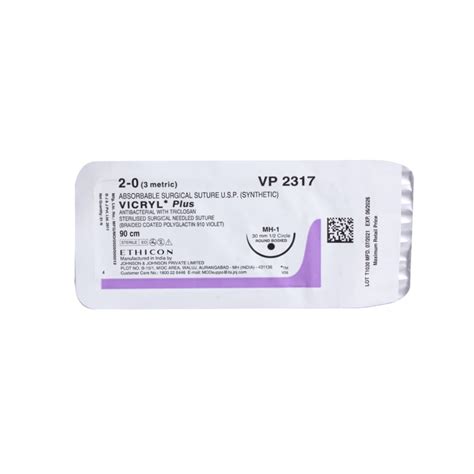 Vicryl Plus 2 Vp 2317 Price Uses Side Effects Composition Apollo