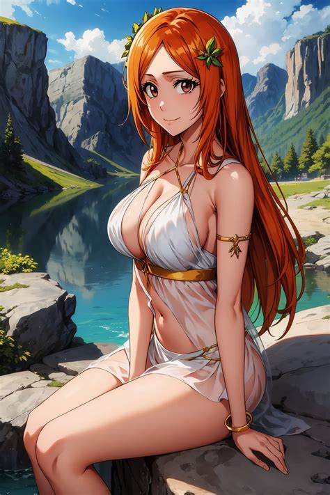 Rule 34 Ai Generated Bleach Breasts Female Female Only Inoue Orihime Nai Diffusion Outdoors