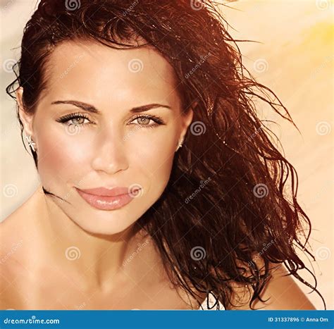Beautiful Girl On The Beach Royalty Free Stock Image Image 31337896