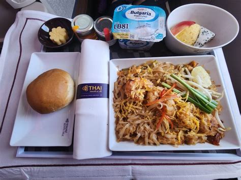 Thai Airways Business Class Food And Nutrition Review