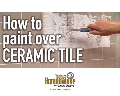 Most of the time, home kits and diy tile paints are available in limited colours like white, grey, or black. How to Paint Over Ceramic Tile in a Bathroom | Painting ...