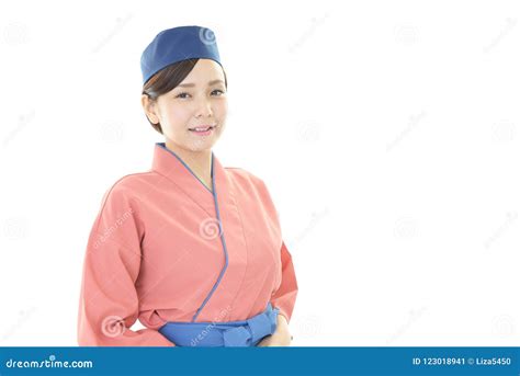 A Japanese Restaurant Waitress Stock Image Image Of Meal Hospitality