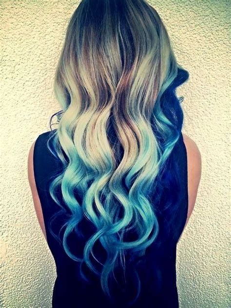 22 Best Images About Blonde Hair With Blue Tips On