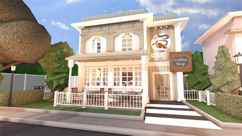 Bloxburg House With Cafe Bloxburg Cafe Roblox The Art Of Images