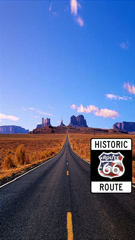 Route 66 Open Road Wallpaper