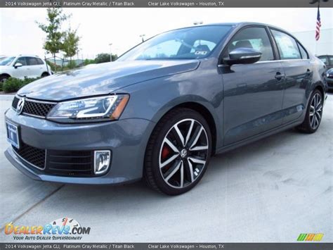 2014 Volkswagen Jetta Gli Platinum Gray Metallic Titan Black Photo 3