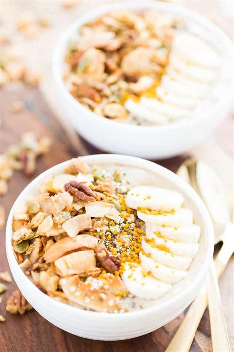 Banana Cream Pie Smoothie Bowl Paleovegan Get Inspired Everyday