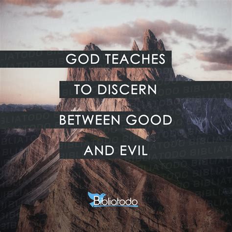 God Teaches To Discern Between Good And Evil Christian Pictures