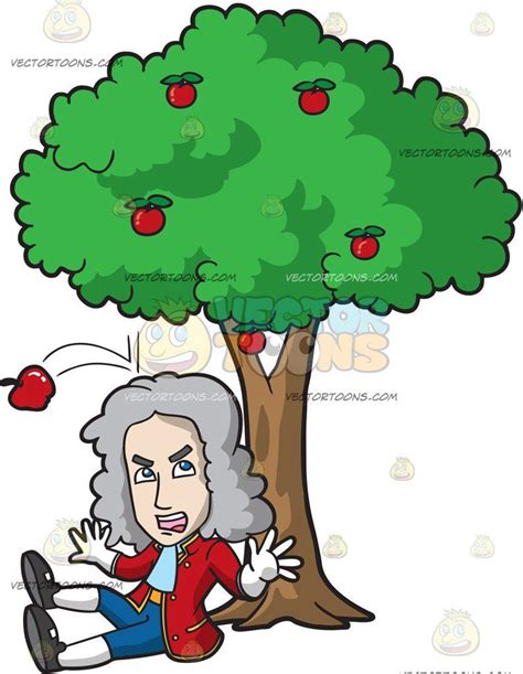 Isaac Newton Gets Hit On The Head By A Falling Apple 1 Isaac Newton