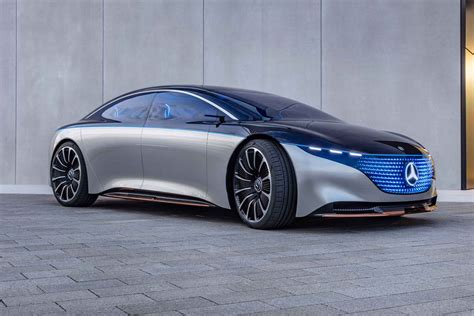 A trailblazer for the entire. Mercedes-Benz Vision EQS Concept | Uncrate