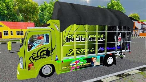 mod truck canter bussid youtube