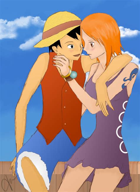 Nami And Luffy By Tanya On Deviantart