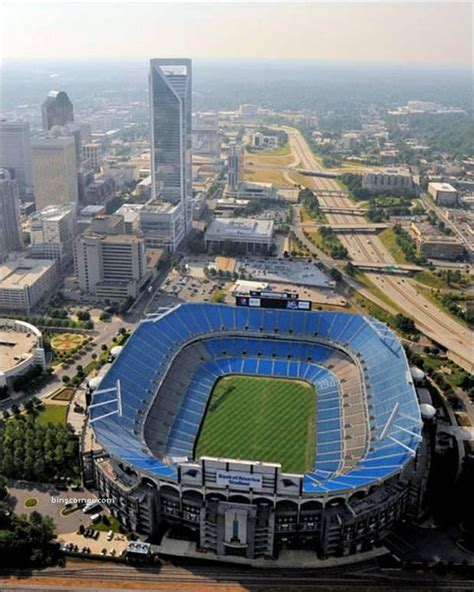Aerial View Of Stadiums Around The World Bank Of America Stadium
