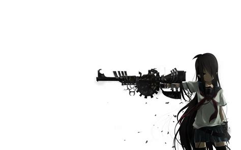 Anime Girl Sniper Wallpapers Wallpaper Cave