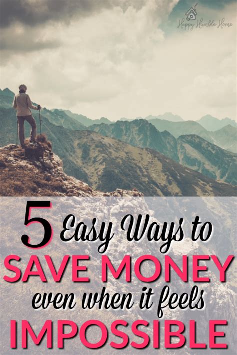 5 Easy Ways To Save Money Even When It Feels Impossible Starting To