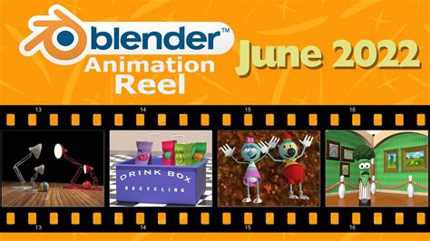Blender Animation Reel June 2022 Youtube