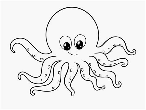 Octopus Clipartmag Sketch Coloring Page