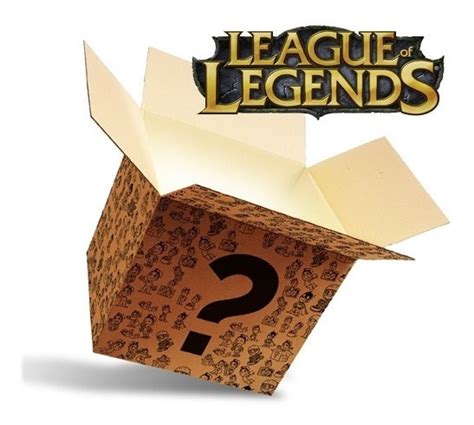 Caixa Surpresa League Of Legends Mystery Box Gold Mercado Livre