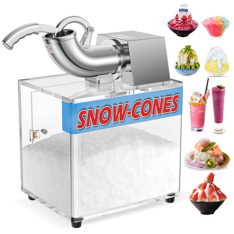 Buy Snow Cone Machine Commercial Ice Shaver Machine Electric Ice Crusher 110v With Safety On Off