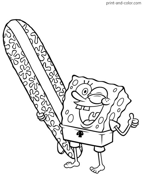 Cool Coloring Pages Spongebob