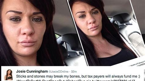 Josie Cunningham Sparks Fury With Free £6k Taxi Rant Selfie Mirror Online