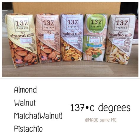 Children from 1 year of age and older นมอัลมอนด์ Almond milk + นมวอลนัท by 137 Degrees | Shopee ...