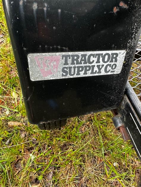 4x7 utility trailer with 1 7/8 hitch. 2014 Tractor Supply Co. trailer