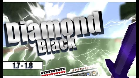 Texture Pack Diamond Black Pvp Uhc Bed Wars 17 18 Youtube