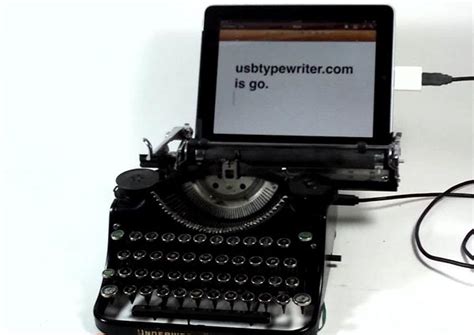Usb Typewriter Keyboard Compatible With Ipad Gadgetsin