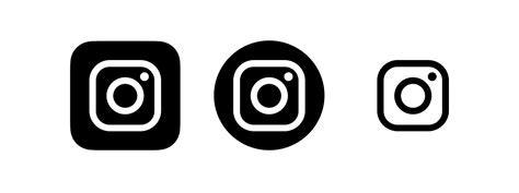Black Instagram Mobile App Logo Instagram App Icon Ig App Free Vector