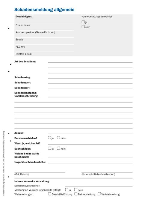 Check spelling or type a new query. Schadensmeldung allgemein | Formulare Gebäudereiniger ...