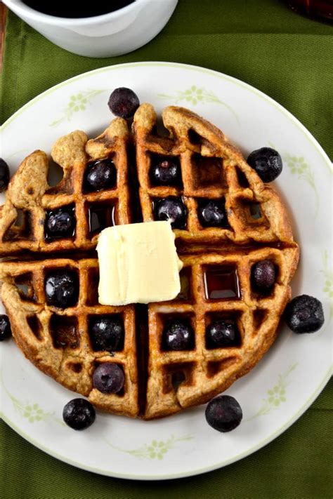 Whole Wheat Blueberry Waffles Build Your Bite