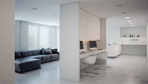 A Super Minimalist Modern Apartment In White