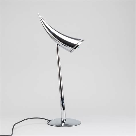Philippe Starck ~ Ara ~ Table Lamp For Flos ~ Chrome Plated Brass And