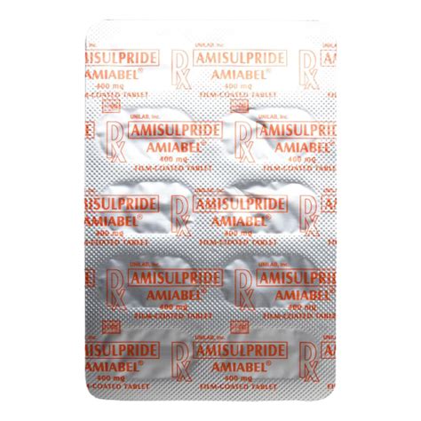 Buy Amiabel Amisulpride 400mg Film Coated Tablet 1s Online With Medsgo