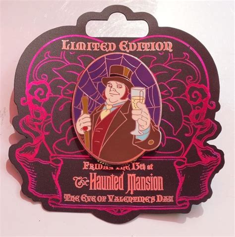 Disney Pin Wdw Friday The 13th At The Haunted Mansion Reginald Le