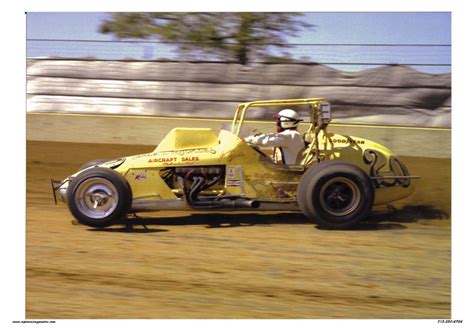 George Ziggy Snider Sprint Car Racing Poster 60s Crashdaddy Racing